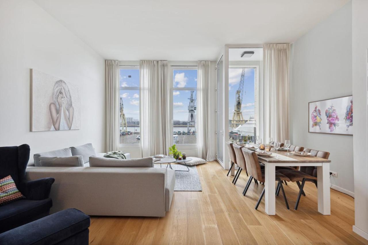 Bright Waterfront Apartment Антверпен Екстериор снимка
