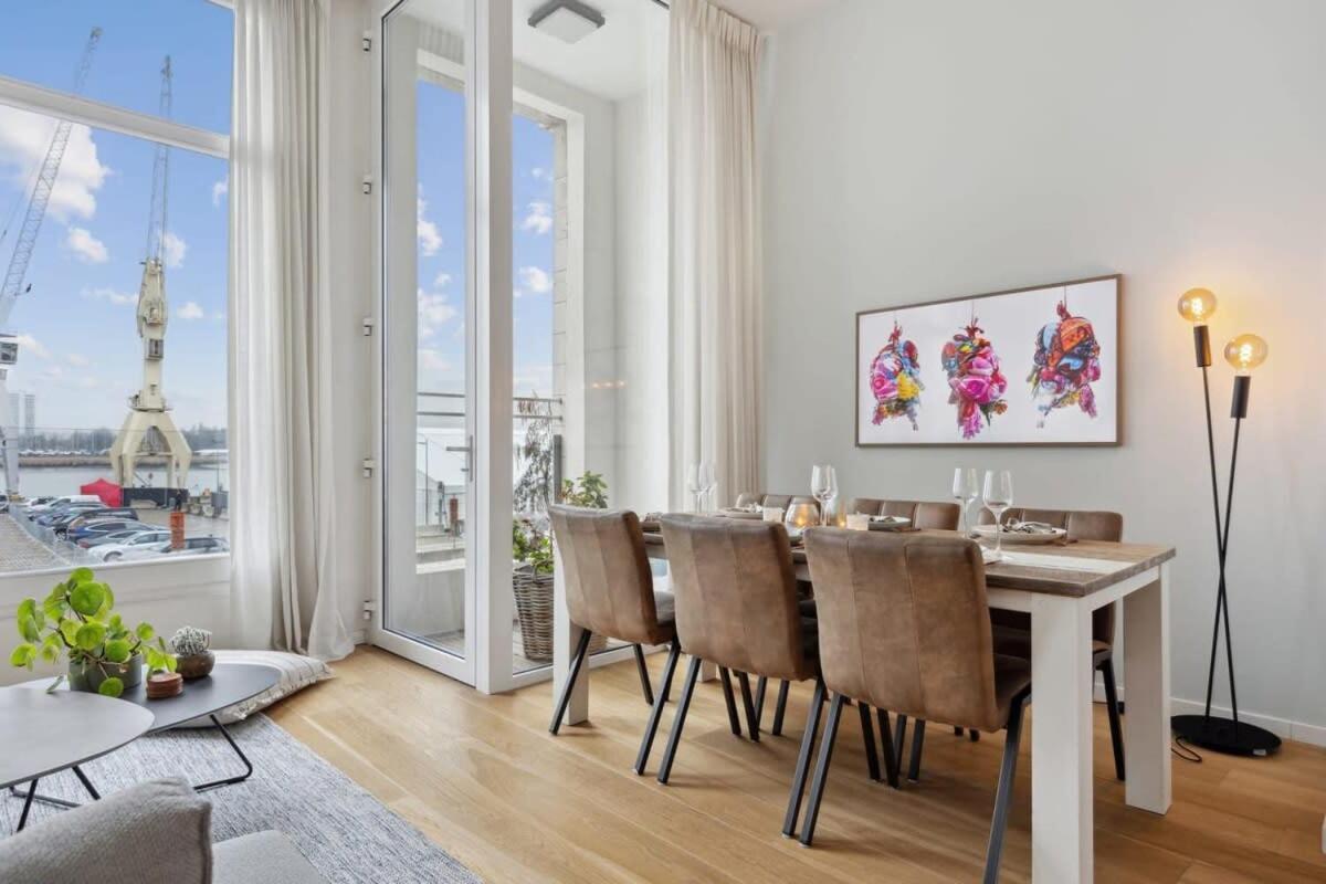 Bright Waterfront Apartment Антверпен Екстериор снимка