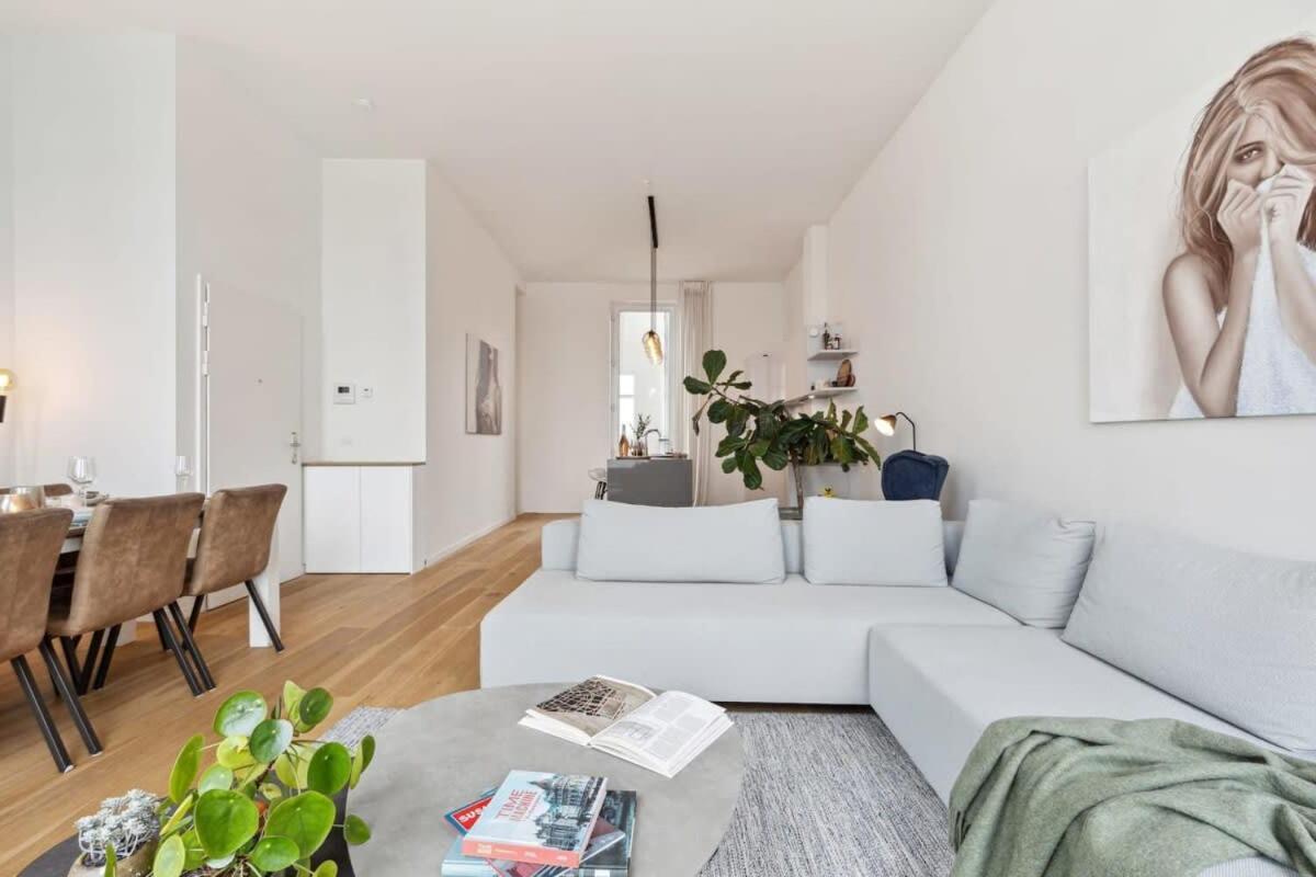 Bright Waterfront Apartment Антверпен Екстериор снимка